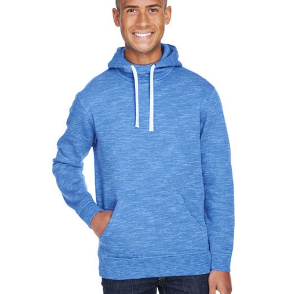 Adult Melange Fleece Pullover Hooded Sweatshirt Thumbnail