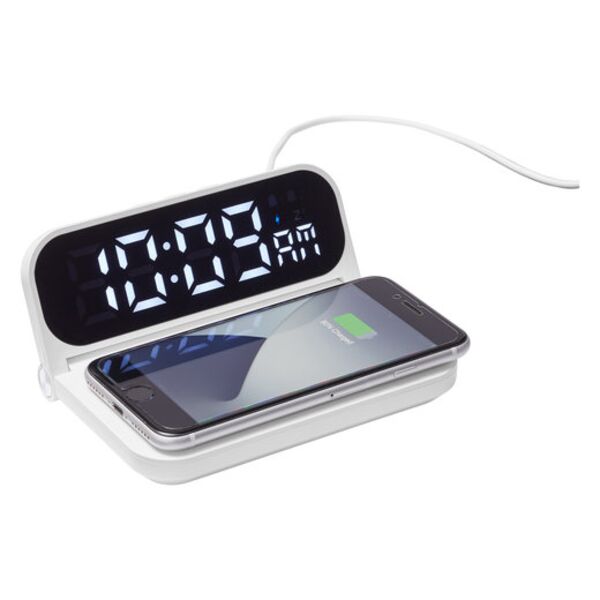 Foldable Alarm Clock & Wireless Charger Thumbnail
