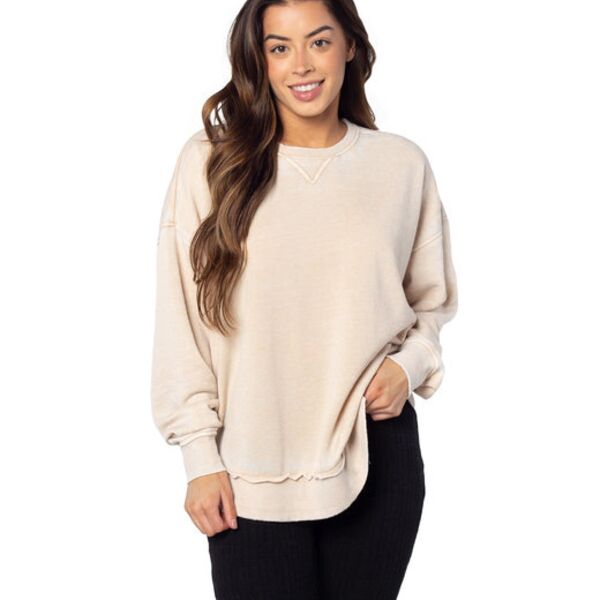 Ladies' Burnout Campus Pullover Thumbnail